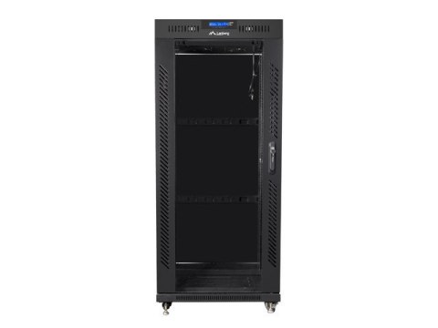 SZAFA INSTALACYJNA RACK STOJĄCA 19" 27U 600X600 CZARNA DRZWI SZKLANE LCD LANBERG (FLAT PACK) SZAFA INSTALACYJNA RACK STOJĄCA 19" 27U 600X600 CZARNA DRZWI SZKLANE LCD LANBERG (FLAT PACK)