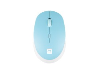 MYSZ NATEC HARRIER 2 BEZPRZEWODOWA 1600DPI BLUETOOTH 5.1 BIAŁO-NIEBIESKA