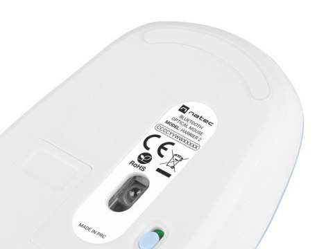 MYSZ NATEC HARRIER 2 BEZPRZEWODOWA 1600DPI BLUETOOTH 5.1 BIAŁO-NIEBIESKA