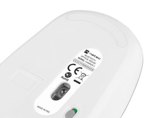 MYSZ NATEC HARRIER 2 BEZPRZEWODOWA 1600DPI BLUETOOTH 5.1 BIAŁO-SZARA