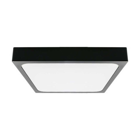 Plafon V-TAC 18W LED Kwadrat IP44 23x23cm Czarny VT-8618B-SQ 4000K 1800lm Plafon V-TAC 18W LED Kwadrat IP44 23x23cm Czarny VT-8618B-SQ 4000K 1800lm