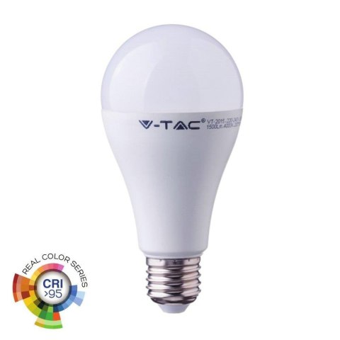 Żarówka LED V-TAC 12W E27 A60 CRI95+ VT-2212 4000K 1055lm Żarówka LED V-TAC 12W E27 A60 CRI95+ VT-2212 4000K 1055lm