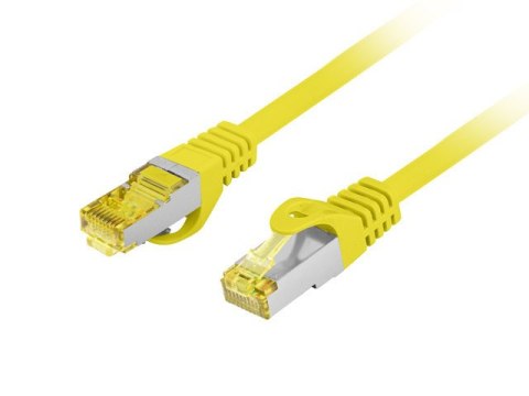 PATCHCORD KAT.6A S/FTP LSZH CU 0.5M ŻÓŁTY FLUKE PASSED LANBERG PATCHCORD KAT.6A S/FTP LSZH CU 0.5M ŻÓŁTY FLUKE PASSED LANBERG
