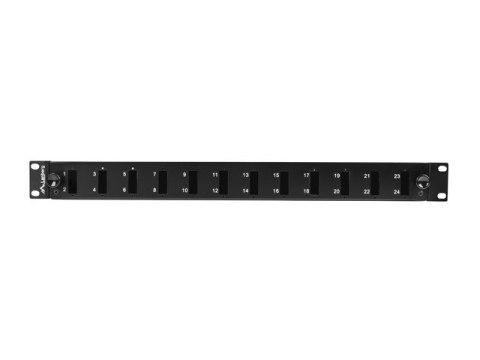 PRZEŁĄCZNICA ŚWIATŁOWODOWA LANBERG 12XSC DUPLEX / 12XLC QUAD RACK 19" 1U CZARNA + AKCESORIA PRZEŁĄCZNICA ŚWIATŁOWODOWA LANBERG 12XSC DUPLEX / 12XLC QUAD RACK 19" 1U CZARNA + AKCESORIA