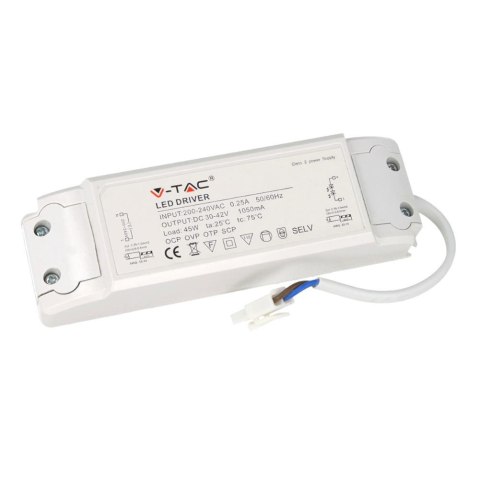 Panel LED V-TAC 45W 600x600 PMMA VT-6060 4000K 3600lm