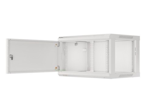 SZAFA INSTALACYJNA RACK WISZĄCA 19" 6U 600X450 SZARA DRZWI METALOWE LANBERG (FLAT PACK)
