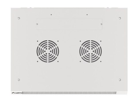 SZAFA INSTALACYJNA RACK WISZĄCA 19" 6U 600X450 SZARA DRZWI METALOWE LANBERG (FLAT PACK)