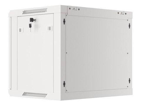 SZAFA INSTALACYJNA RACK WISZĄCA 19" 9U 600X450 SZARA DRZWI METALOWE LANBERG (FLAT PACK)