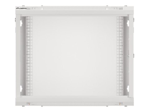 SZAFA INSTALACYJNA RACK WISZĄCA 19" 9U 600X450 SZARA DRZWI METALOWE LANBERG (FLAT PACK)