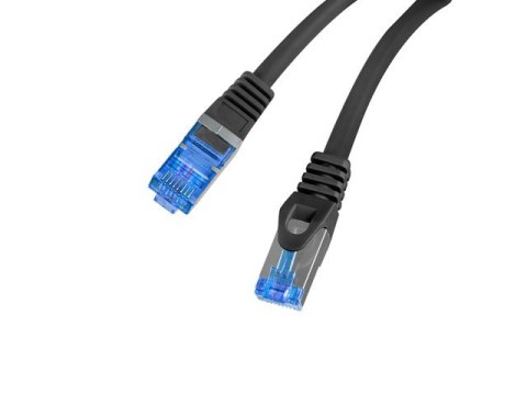 PATCHCORD KAT.6A S/FTP LSZH CCA 0.25M CZARNY FLUKE PASSED LANBERG PATCHCORD KAT.6A S/FTP LSZH CCA 0.25M CZARNY FLUKE PASSED LANBERG