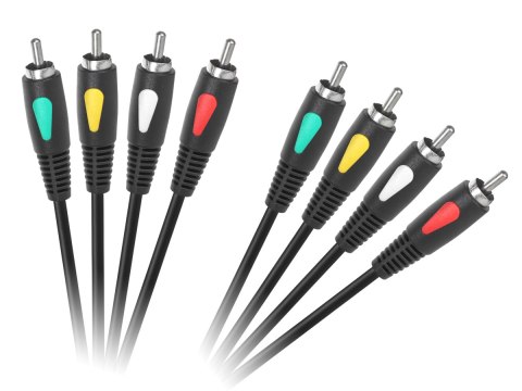 Kabel 4RCA-4RCA 1.0m Cabletech Eco-Line Kabel 4RCA-4RCA 1.0m Cabletech Eco-Line