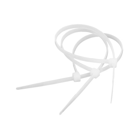 Opaska zaciskowa 4,8 mm/30 cm biała Cabletech 50szt. Opaska zaciskowa 4,8 mm/30 cm biała Cabletech 50szt.