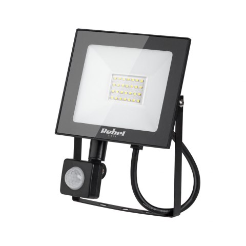 Reflektor LED Rebel 20W z sensorem zmierzchu i ruchu 4000K (28x2835 SMD), 230V Reflektor LED Rebel 20W z sensorem zmierzchu i ruchu 4000K (28x2835 SMD), 230V