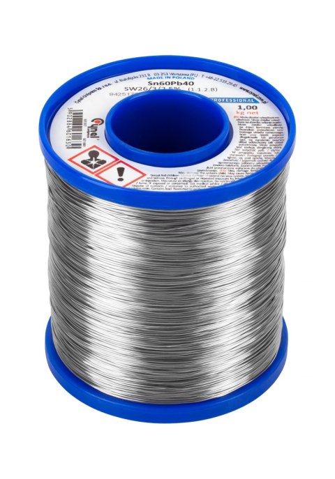 Cyna 2mm/1000g Sn60Pb40 CYNEL Cyna 2mm/1000g Sn60Pb40 CYNEL