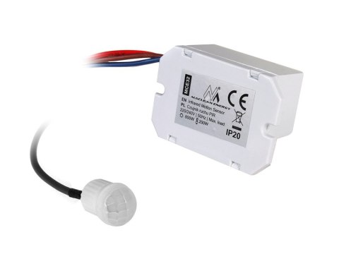 Czujnik ruchu PIR z zewnętrznym sensorem 800W 360st MCE32 Czujnik ruchu PIR z zewnętrznym sensorem 800W 360st MCE32