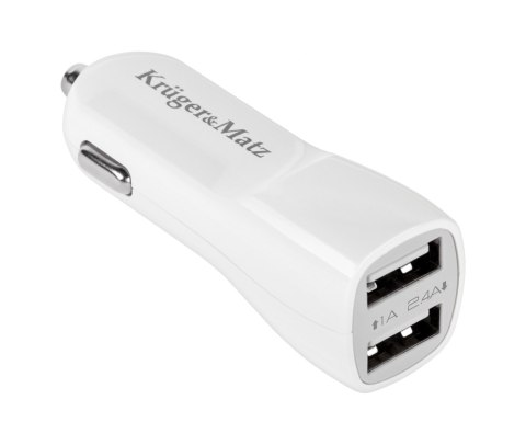 Ładowarka samochodowa Kruger&Matz 2xUSB 3000 mA z funkcją Quick Charge 3.0 Ładowarka samochodowa Kruger&Matz 2xUSB 3000 mA z funkcją Quick Charge 3.0