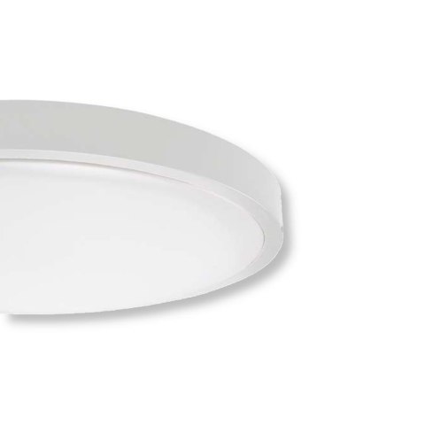 Plafon V-TAC 18W LED Okrągły IP44 23cm Biały VT-8618W-RD 3000K 1800lm