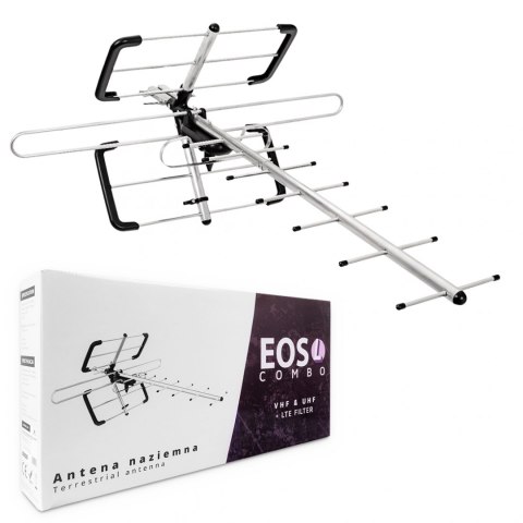 Antena DVB-T2 Spacetronik EOS L Combo Black Antena DVB-T2 Spacetronik EOS L Combo Black
