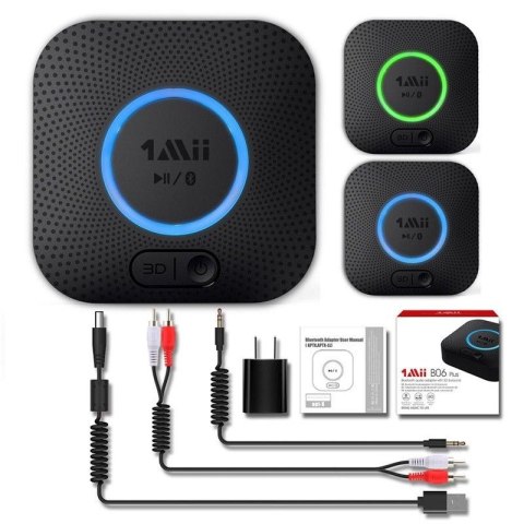 B06 Plus Odbiornik audio Bluetooth 5 aptX LL 50m B06 Plus Odbiornik audio Bluetooth 5 aptX LL 50m
