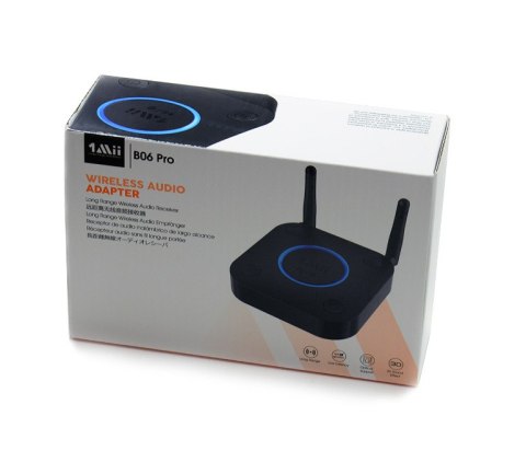 B06 Pro Odbiornik Bluetooth 5.0 1Mii aptX HD 50m B06 Pro Odbiornik Bluetooth 5.0 1Mii aptX HD 50m
