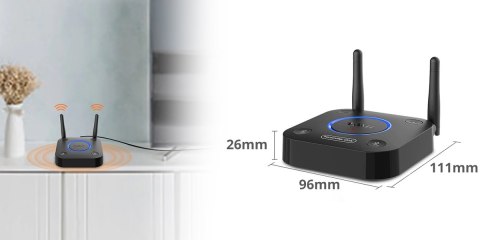 B06 Transmiter nadajnik Bluetooth 5 1Mii aptX 50m