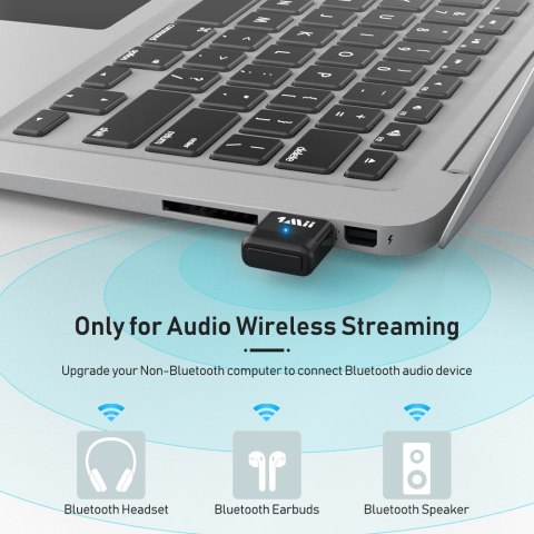 B10A Nadajnik Audio Bluetooth 5.0 USB 1Mii 20m B10A Nadajnik Audio Bluetooth 5.0 USB 1Mii 20m