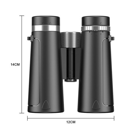 Lornetka szerokokątna HD 12x42 mm Fixed Focus BAK7 Lornetka szerokokątna HD 12x42 mm Fixed Focus BAK7
