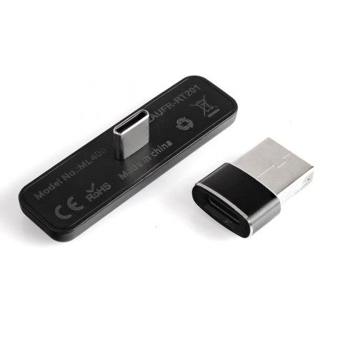 ML400 Podwójny nadajnik audio Bluetooth USB-C APTX ML400 Podwójny nadajnik audio Bluetooth USB-C APTX