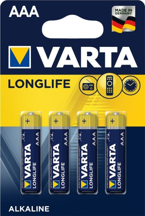 Bateria VARTA Longlife Standard LR03 AAA 1.5V 4szt Varta