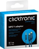 CLICKTRONIC Adapter wtyk jack 3.5mm - 2xRCA CLICKTRONIC