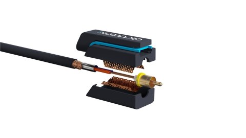 CLICKTRONIC Kabel Audio 1xRCA - 1xRCA Coaxial 3m CLICKTRONIC Kabel Audio 1xRCA - 1xRCA Coaxial 3m
