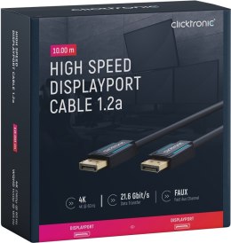 CLICKTRONIC Kabel DisplayPort DP - DP 1.2 4K 7.5m CLICKTRONIC