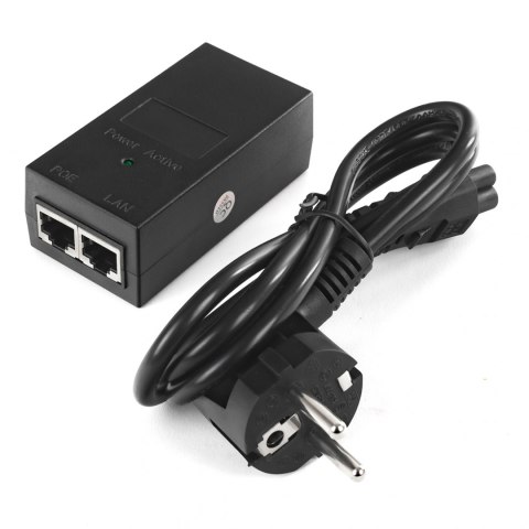 Zasilacz Injector Adapter PoE 48V 24W 100m Cudy Zasilacz Injector Adapter PoE 48V 24W 100m Cudy