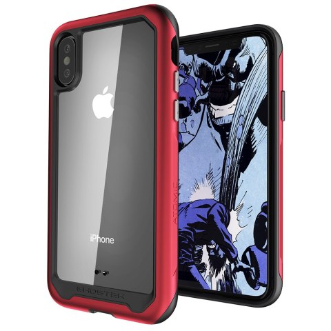 Etui Atomic Slim 2 Apple iPhone Xs czerwony GHOSTEK