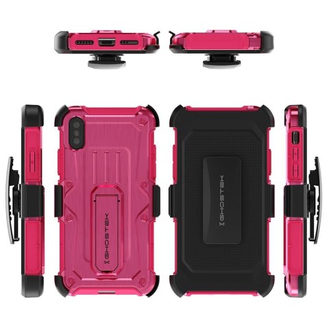 Etui Iron Armor Apple iPhone Xs różowy