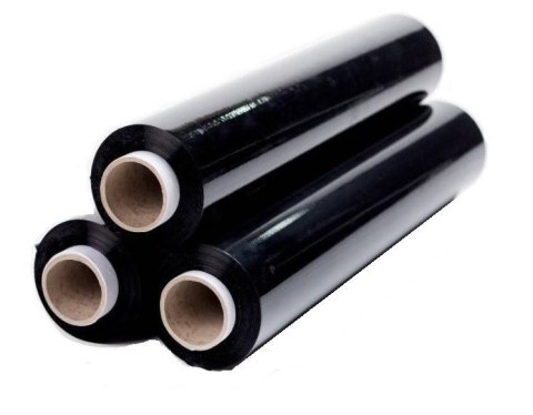 Folia stretch czarna 9kg netto zestaw 6x1.5 kg