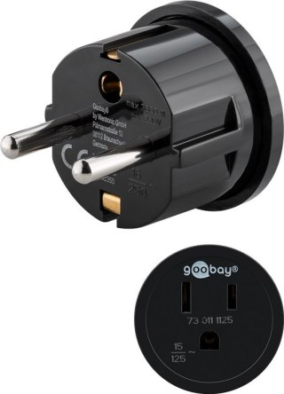 Adapter podróżny gn. Japan USA wtyk Europa Goobay