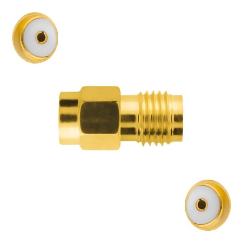 Adapter GSM wtyk RP-SMA / gniazdo SMA SPACETRONIK