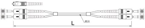 Patchcord światłowodowy LWL SC-SC OM2 DUPLEX 10m Patchcord światłowodowy LWL SC-SC OM2 DUPLEX 10m