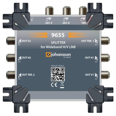 Wideband splitter Rozgałęźnik Johansson 9655 Johansson