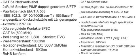 Kabel LAN Patchcord CAT 6A S/FTP zielony 2m