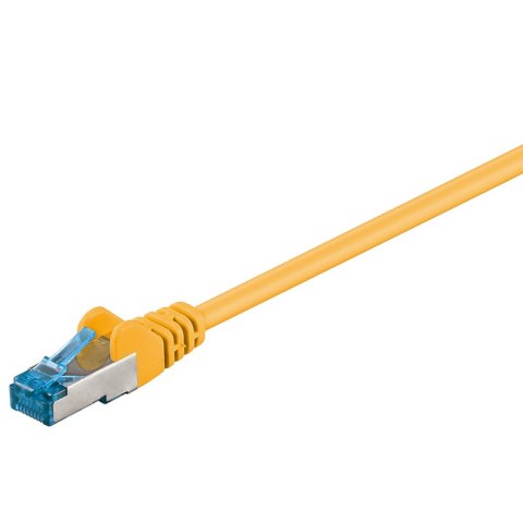 Kabel LAN Patchcord CAT 6A S/FTP żółty 1.5m Kabel LAN Patchcord CAT 6A S/FTP żółty 1.5m