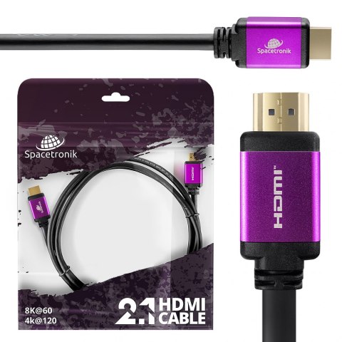 Kabel UHS HDMI 2.1 8K Spacetronik SH-SPR075 7,5m SPACETRONIK