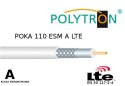 Kabel koncentryczny Poka 110 RG6 1.02 CU 300mb. POLYTRON