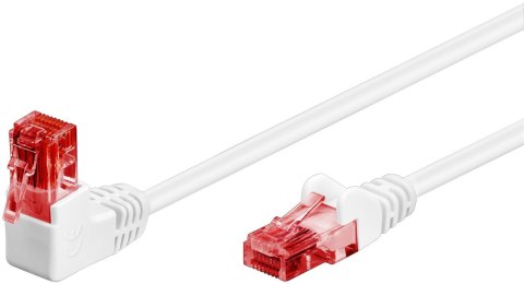 Kabel LAN Patchcord CAT 6 U/UTP 1x90 BIAŁY 2m Kabel LAN Patchcord CAT 6 U/UTP 1x90 BIAŁY 2m