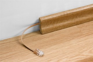 Kabel LAN Patchcord CAT 6 U/UTP PŁASKI żółty 2m