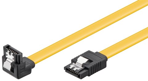 Kabel SATA III Typ L 6 Gb/s kątowy Goobay 0.5m Kabel SATA III Typ L 6 Gb/s kątowy Goobay 0.5m
