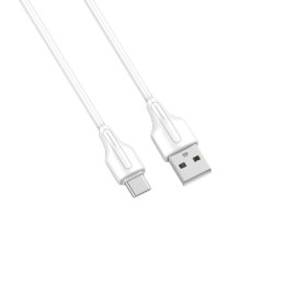 Kabel USB-A - USB-C LDNIO 1m 2.1A biały LS541C LDNIO