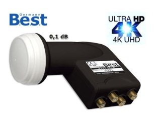 LNB Quad BEST HG 404 Ultra Black 0.1dB Best