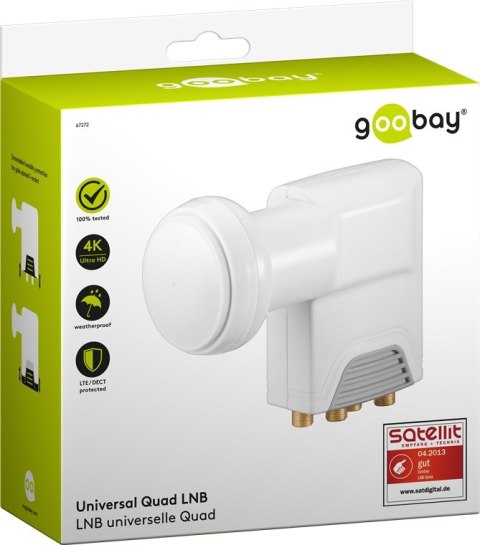 LNB Quad Goobay 0.1dB Goobay